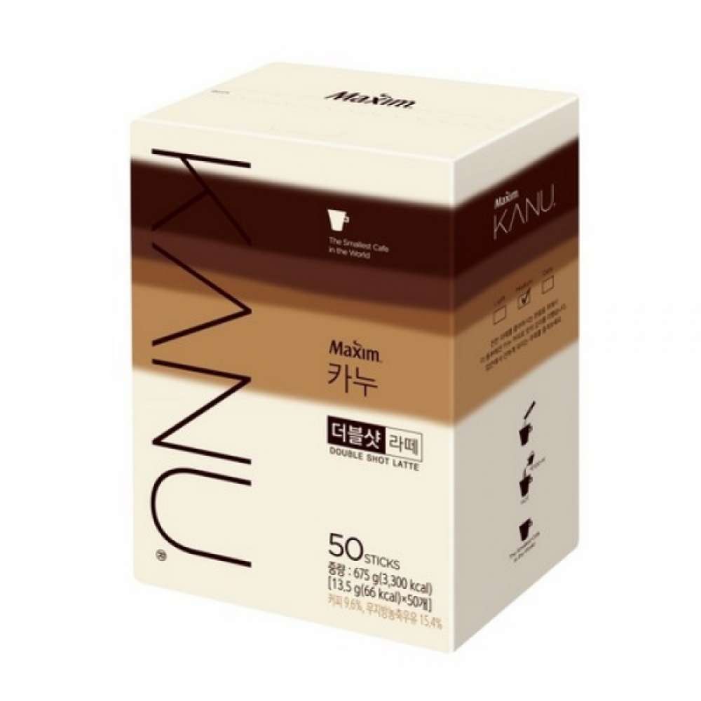 맥심 카누 더블샷라떼(13.5gx50T)