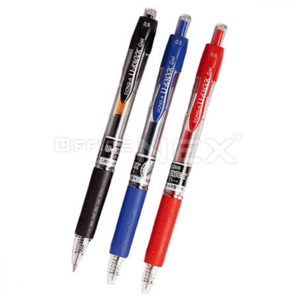 동아 유노크볼펜 0.5mm 흑색
