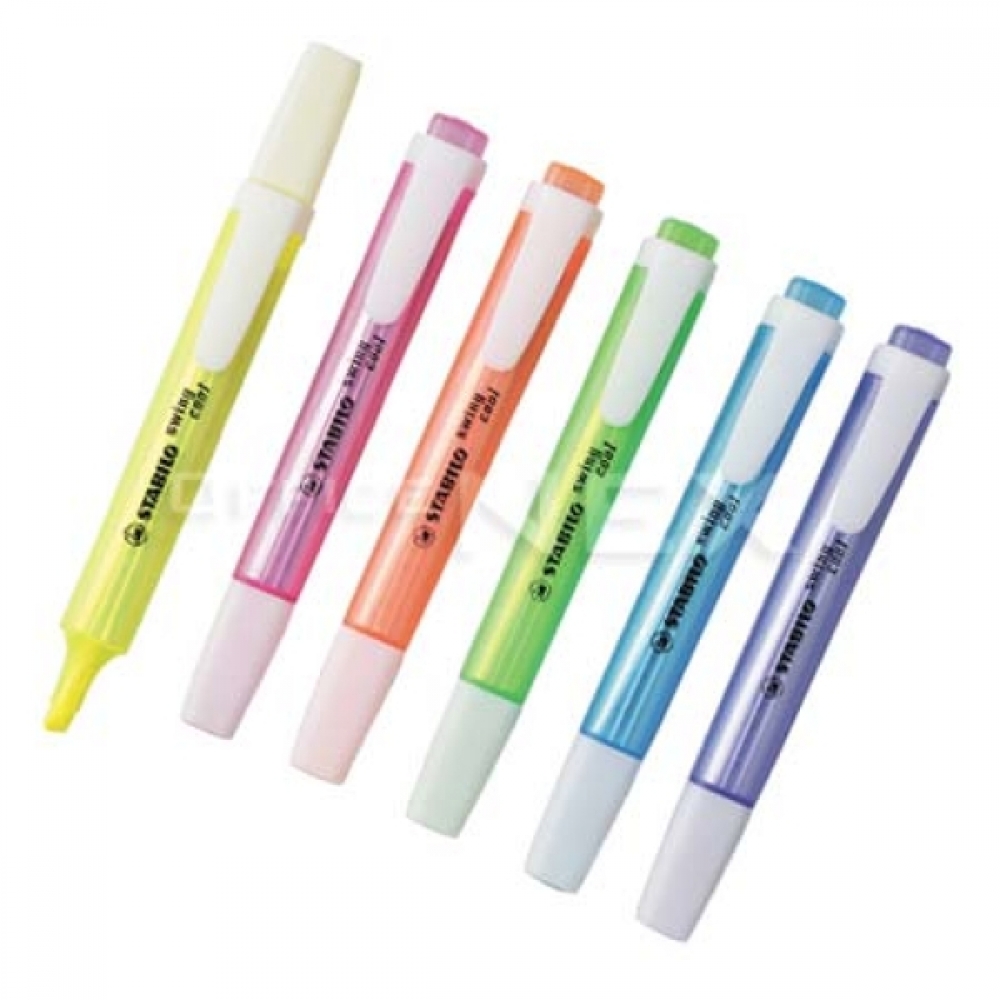 스타빌로 스윙쿨형광펜 4.0mm 청색