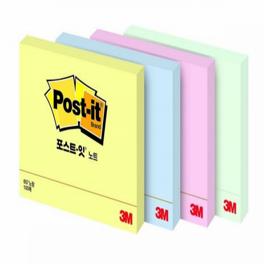 3M 포스트잇 657 러블리핑크