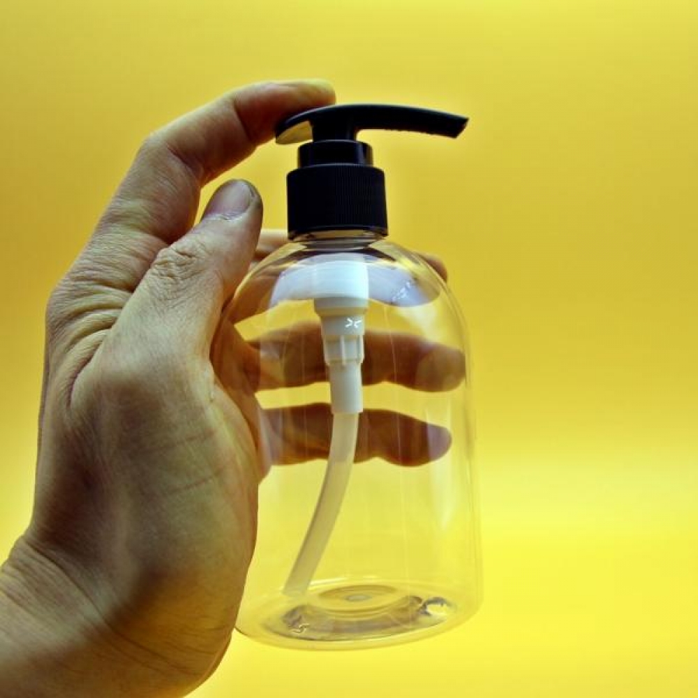 투명 리필용기 펌프공병 300ml 샴푸디스펜서 세제소분통 소형펌프