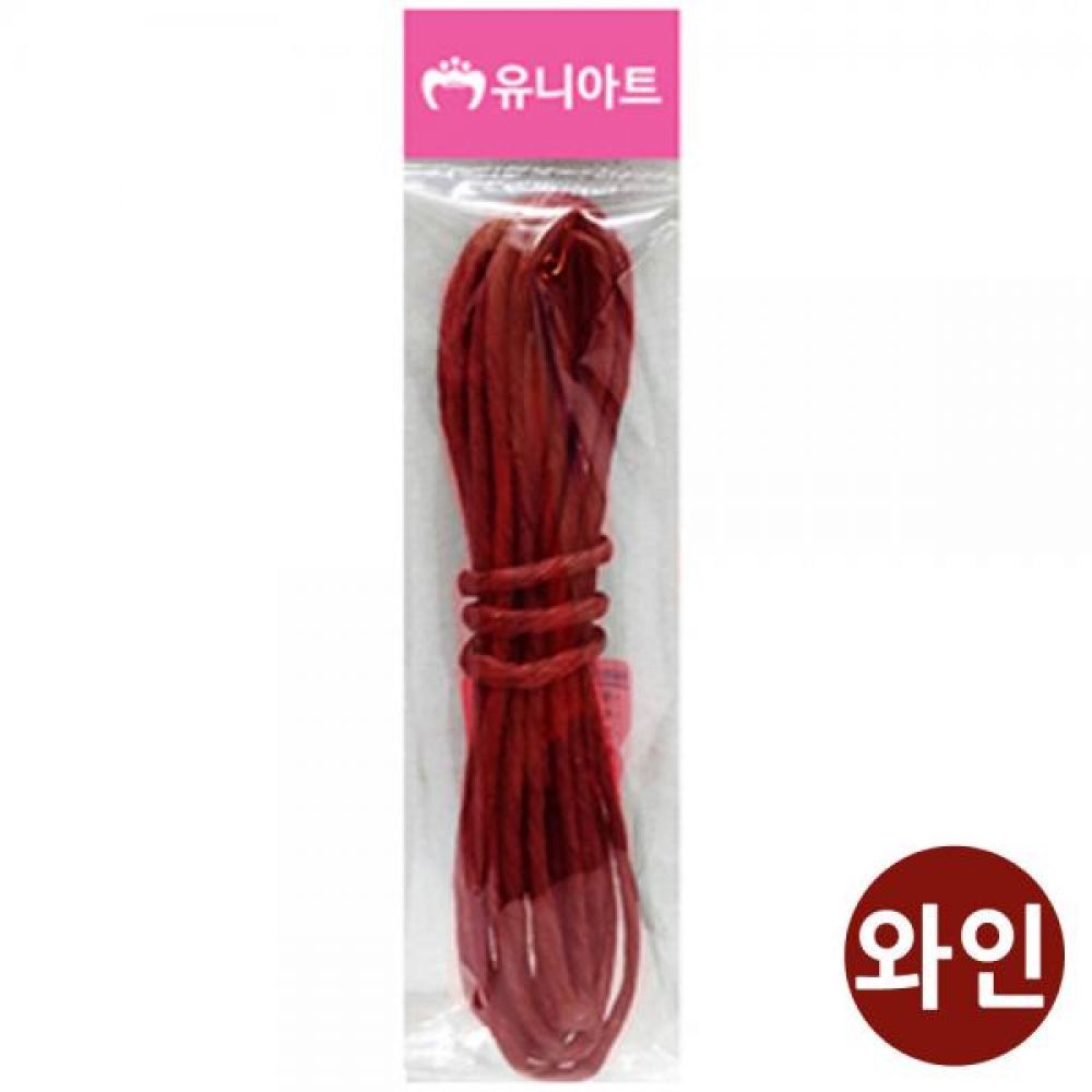 유니아트 (지끈) 1000 칼라 지끈 (4mm) (와인)