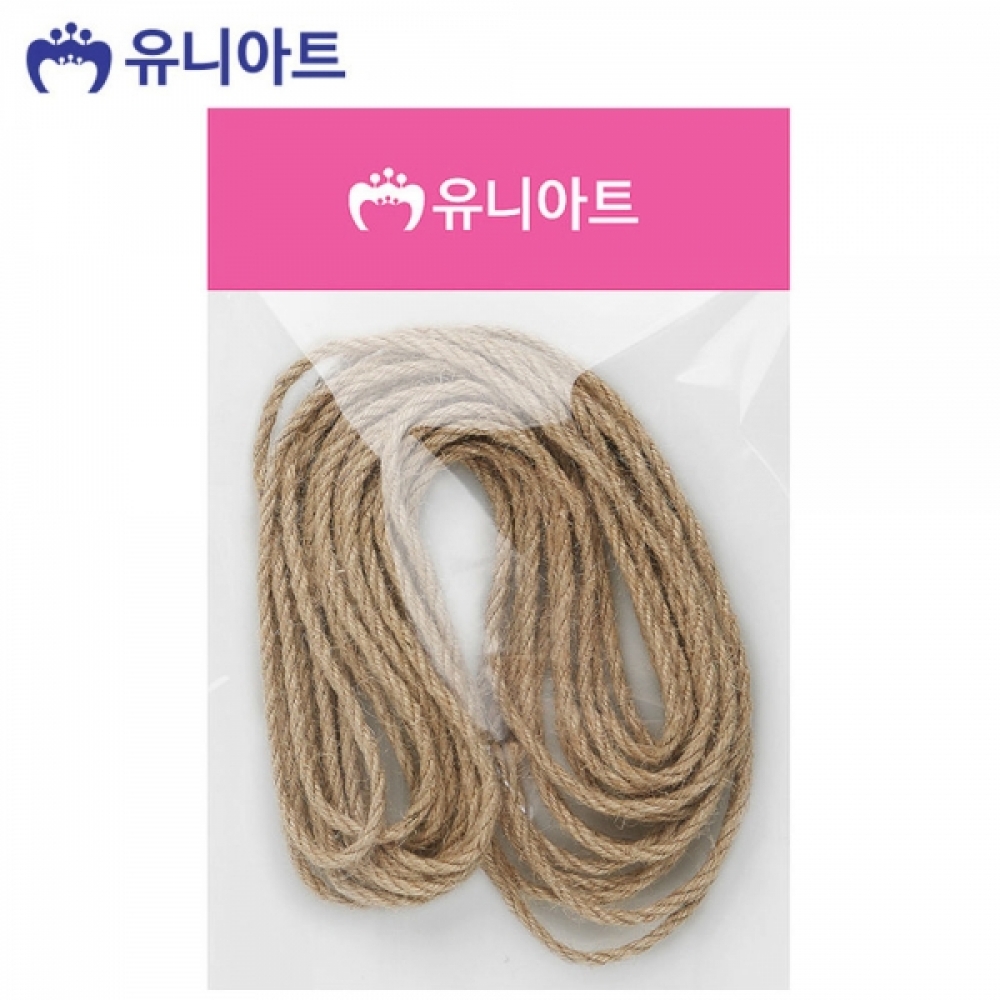 유니아트 선물포장끈 마끈 12합 (두께 약4mm 길이 약7m) 포장 마 끈 만들기재료