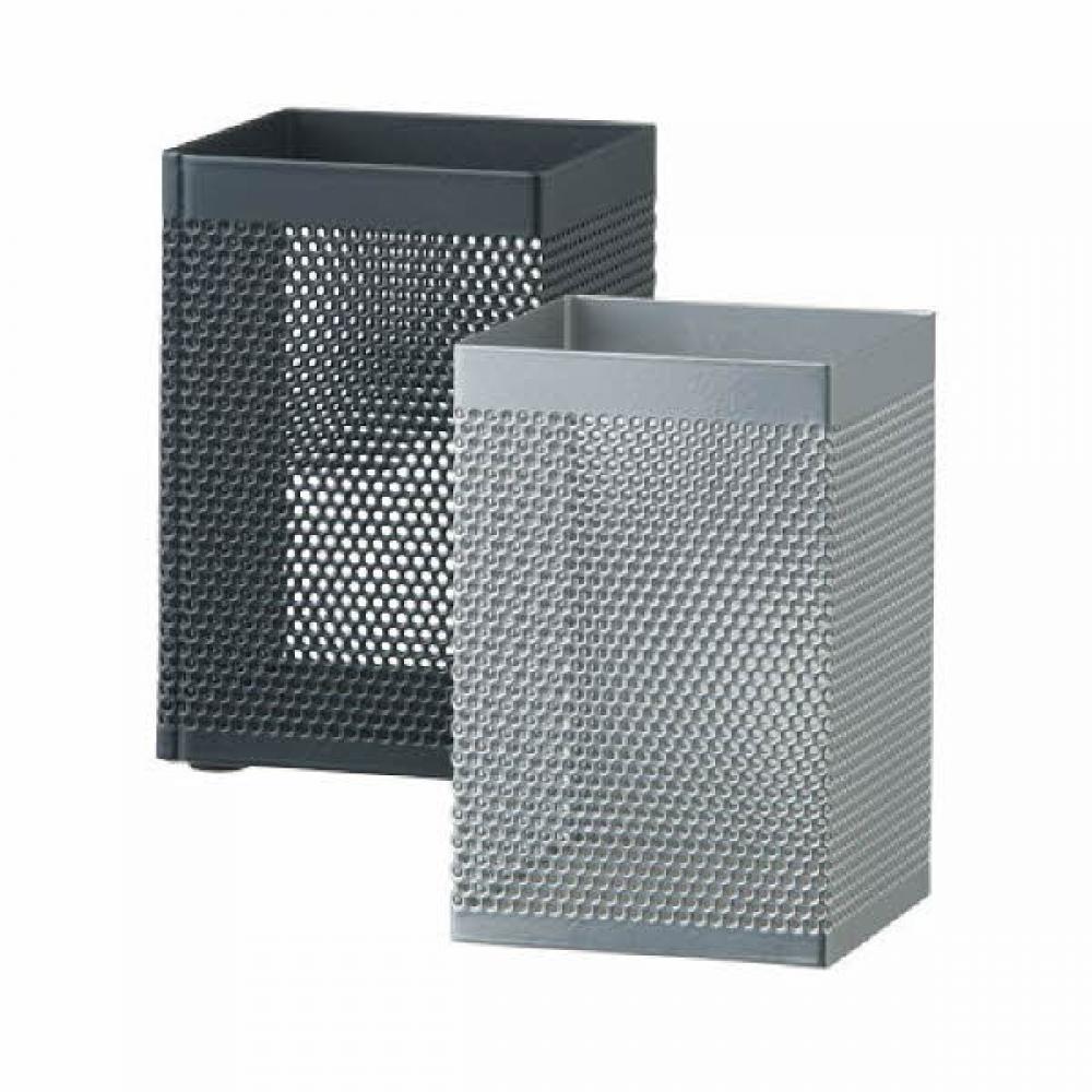 마니아 철재사각펜꽂이(73x73x110mm 은색)