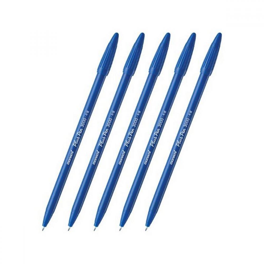 모나미 플러스펜(청색 12자루 0.3mm )