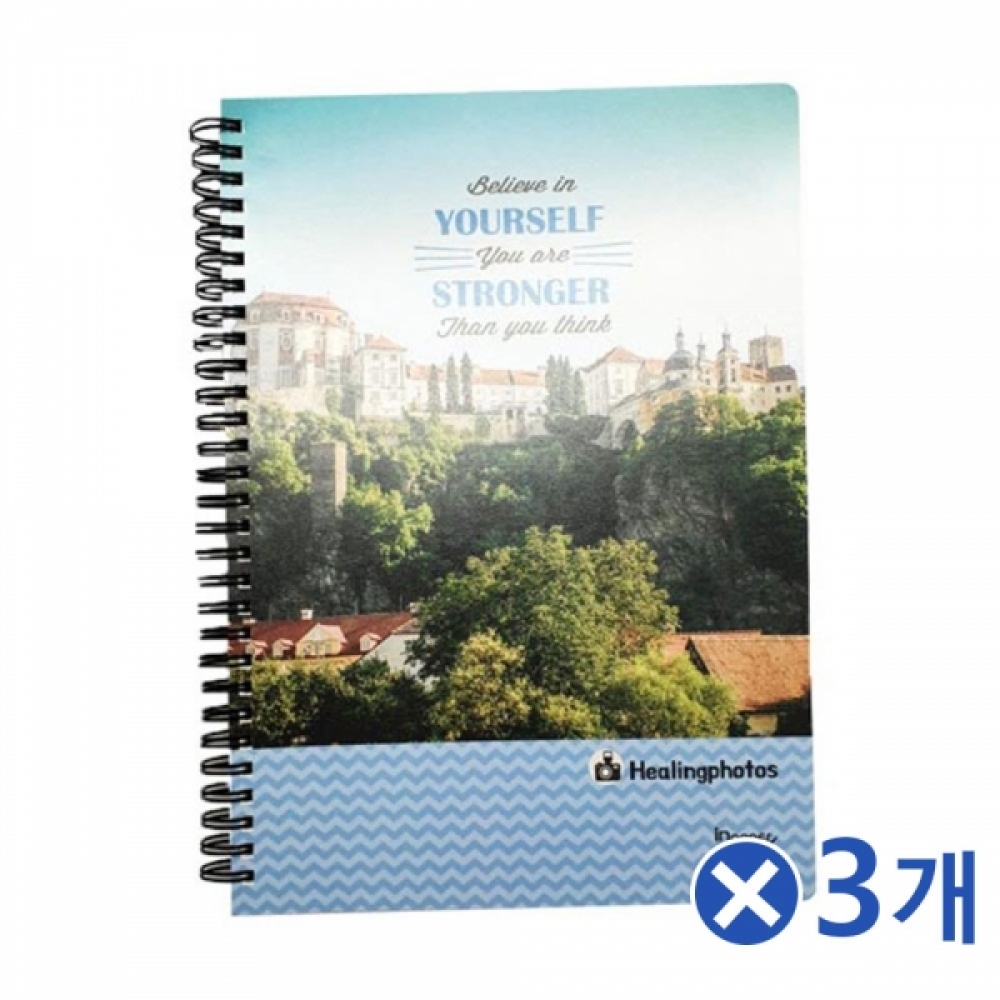 두꺼운 3000 연습장 무선노트-랜덤발송x3개 필기노트