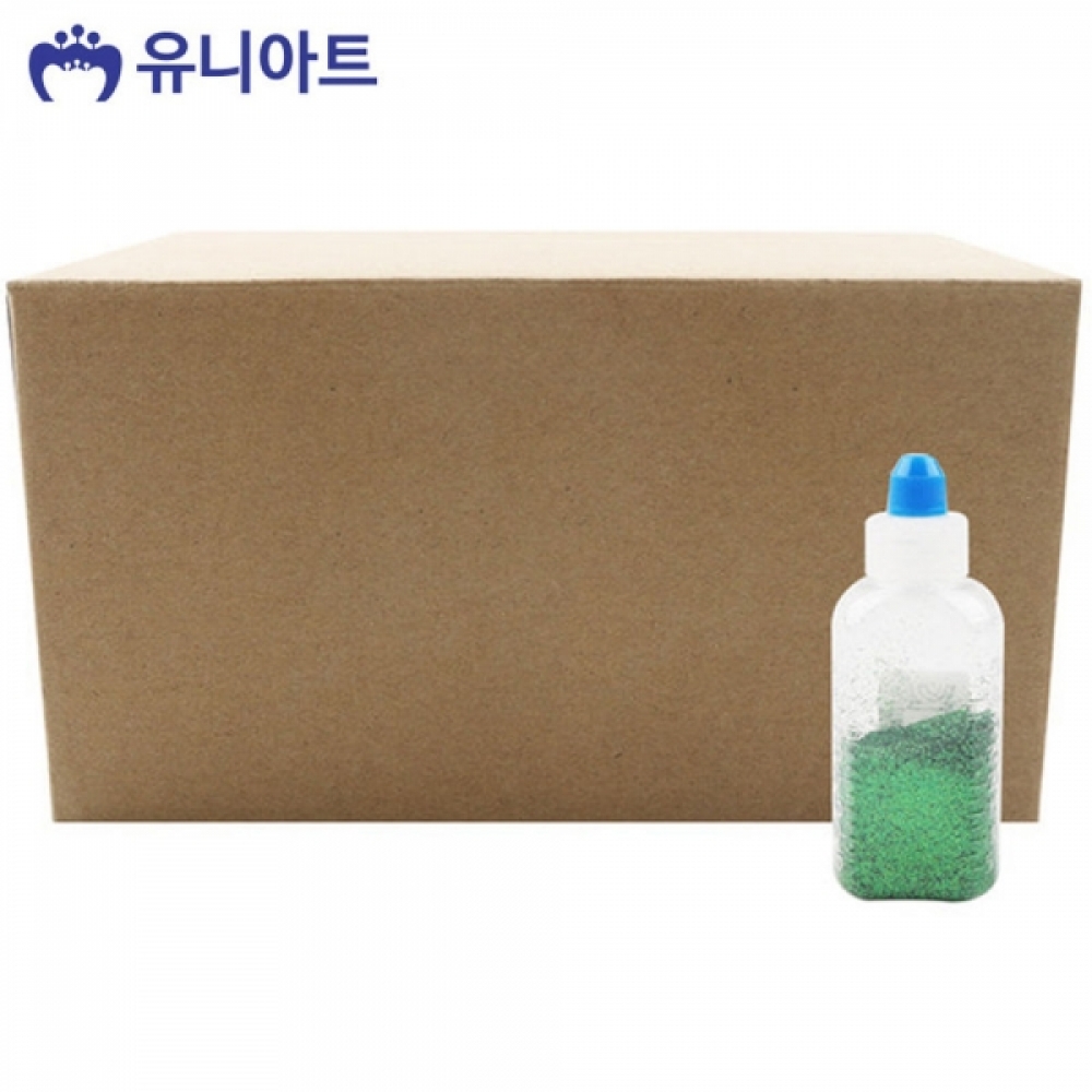 유니아트 (반짝이가루) 40000 메탈 반짝이 가루 (초록) (20개입)