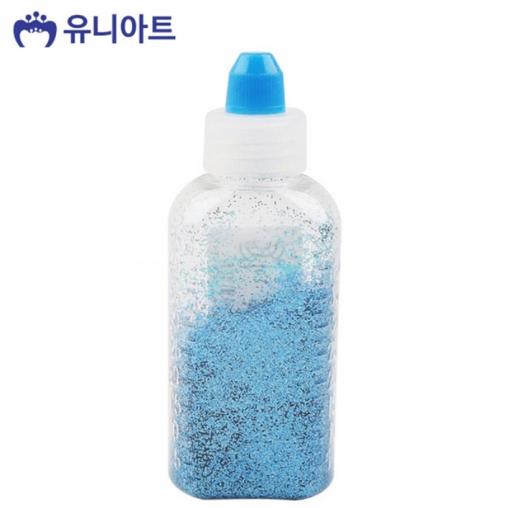 유니아트 (반짝이가루) 2000 메탈 반짝이 가루 (하늘)