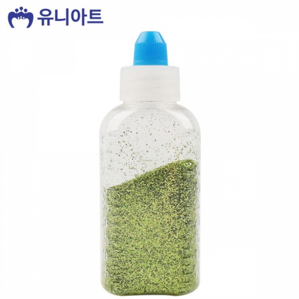 유니아트 (반짝이가루) 2000 메탈 반짝이 가루 (연두)
