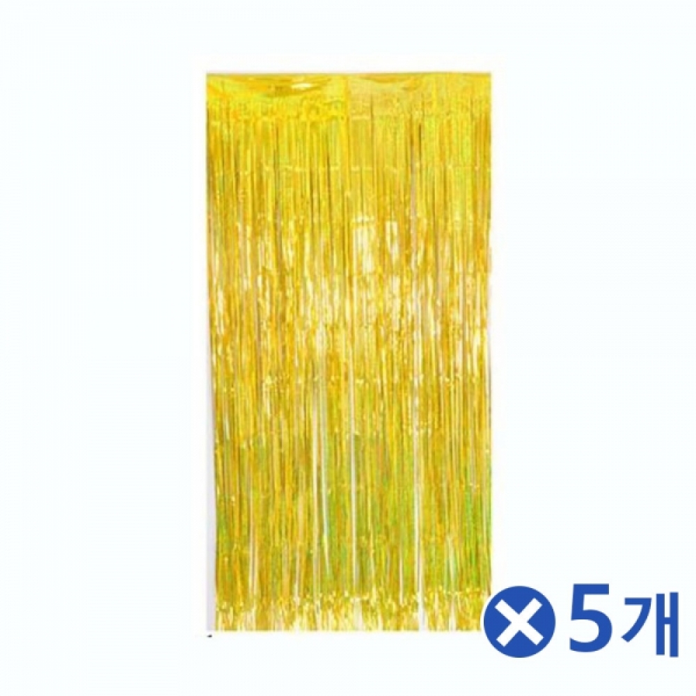 홀로그램 장식용 금은박수술x5개 커튼 커텐 포토존