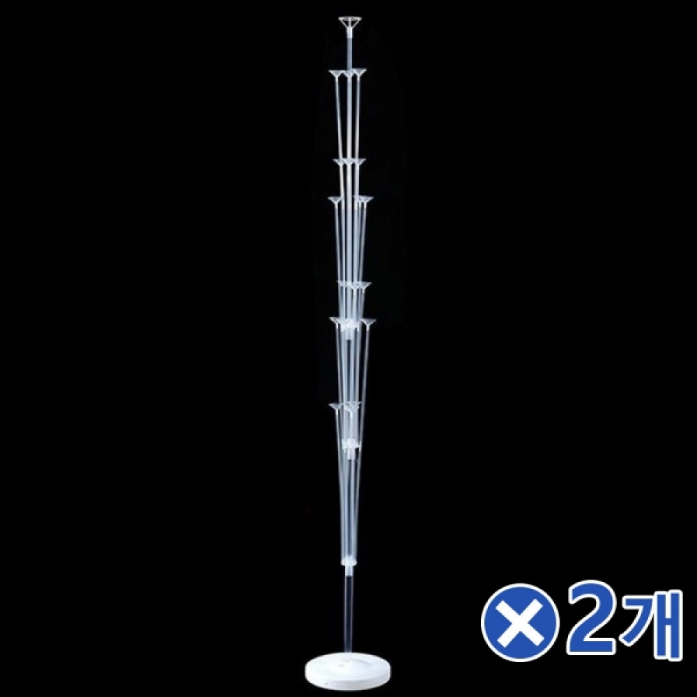 풍선19개 장식꽂이세트 1.6cmx2개 생일파티용품