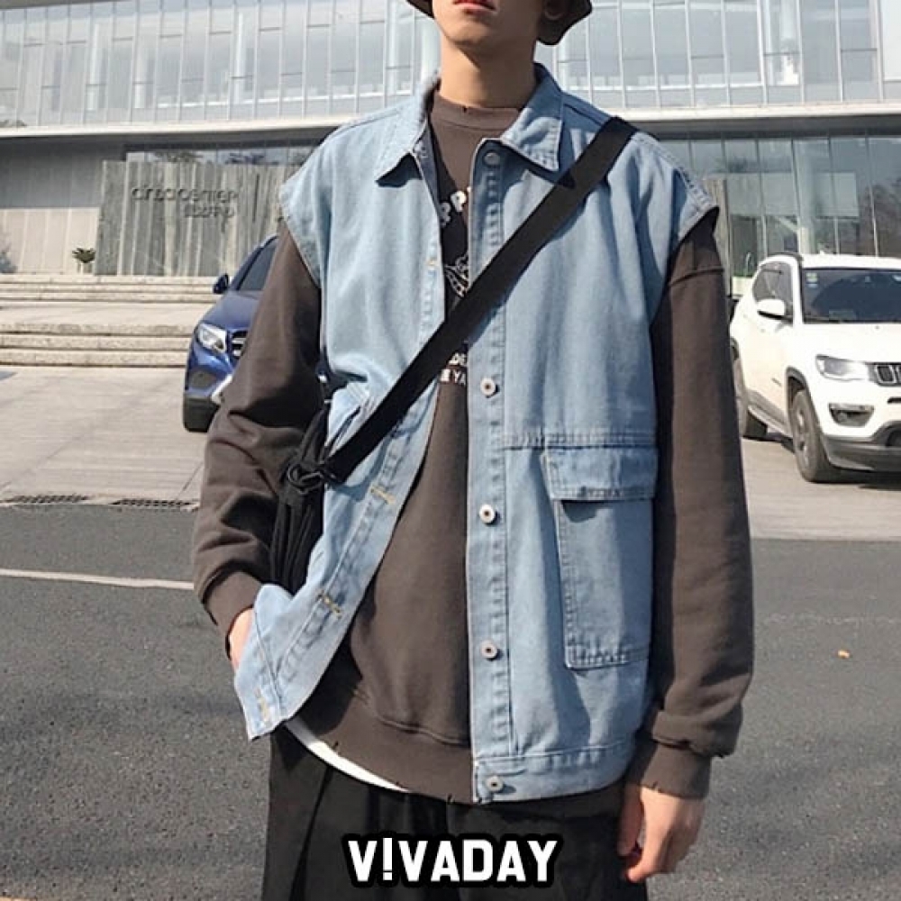 VIDS-SS1064 데님조끼
