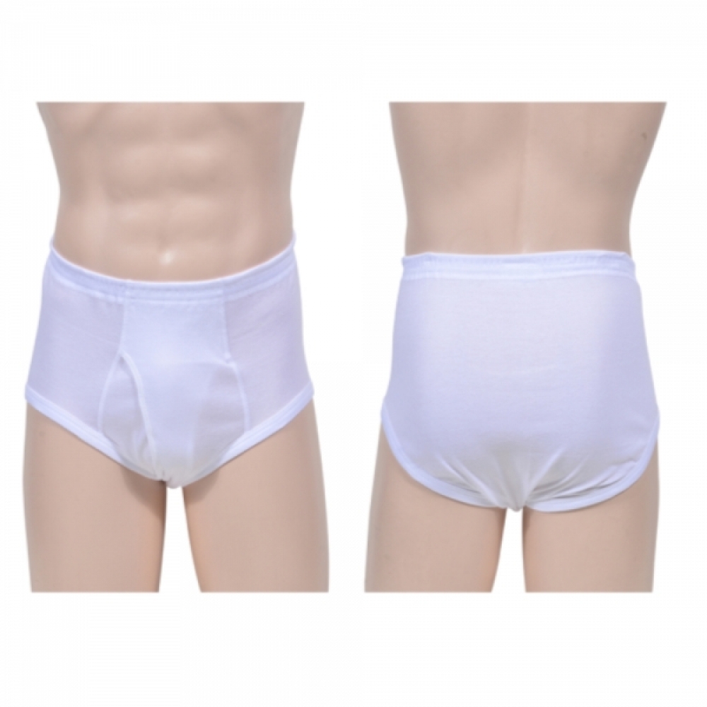 트라이 흰색 백색 순면 남성삼각