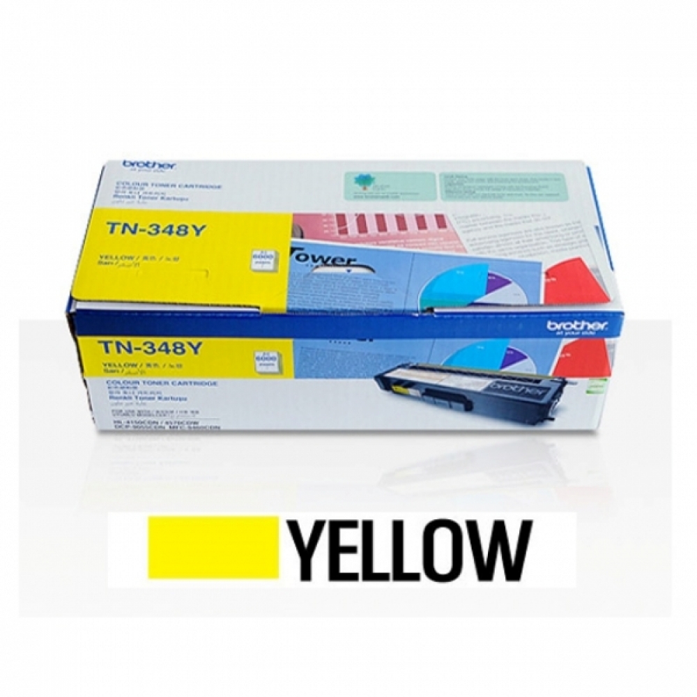 브라더 TN-348Y 정품토너 노랑(6000매) HL-4570CDW