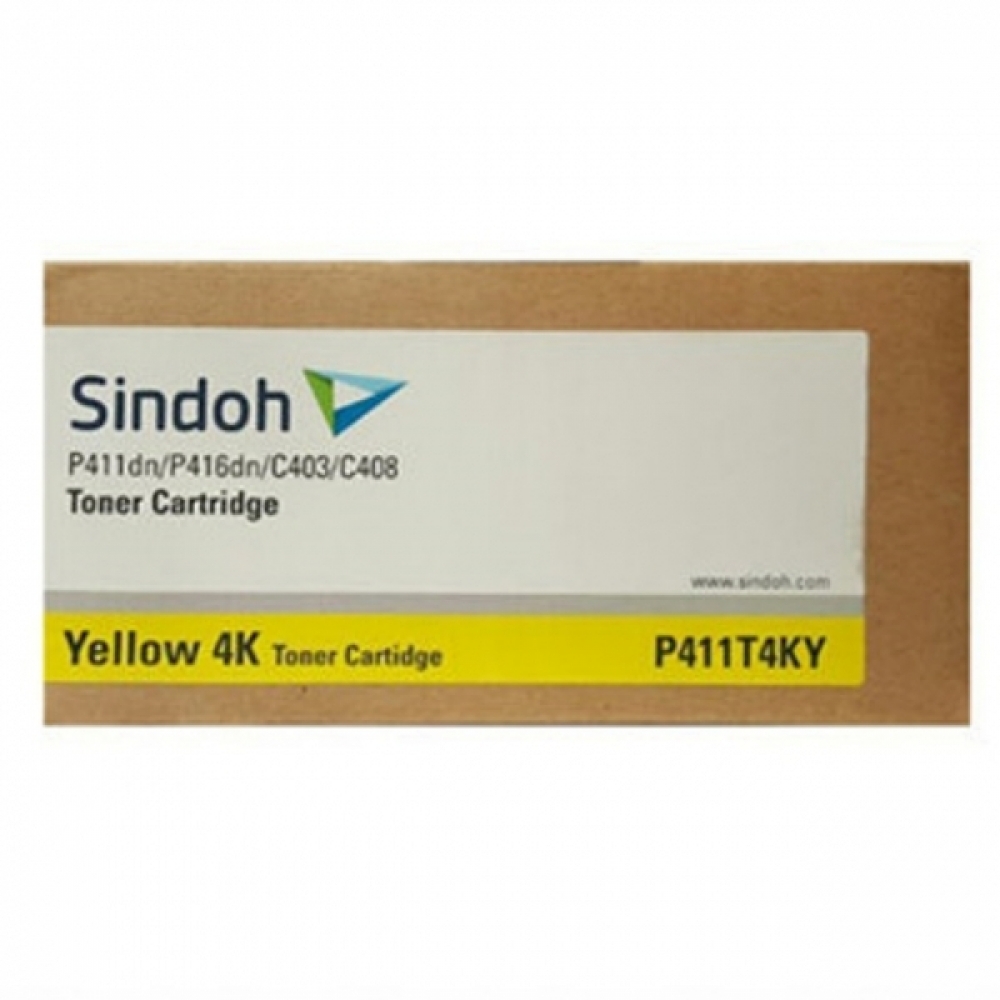 신도리코 P411T4K 정품토너 노랑(4000매) P411N