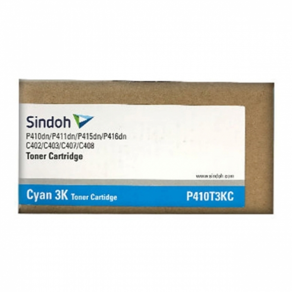 신도리코 P410T3K 정품토너 파랑(3000매) P411DN