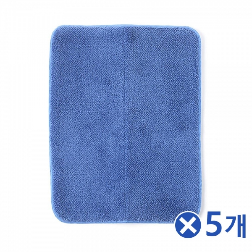 밀대걸레 리필용-양면 극세사x5개 리필패드 걸레리필