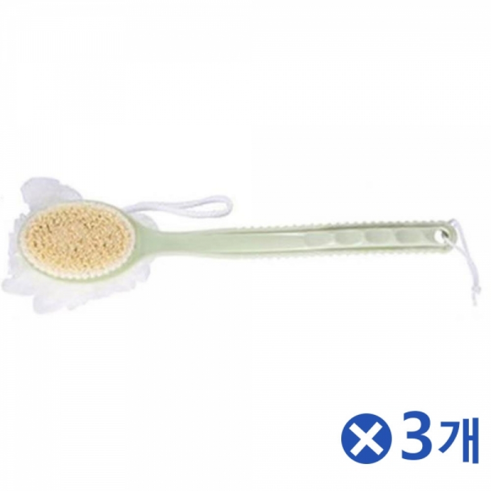 나혼자 등비누칠 손잡이 양면 샤워볼 샤워솔 x3개