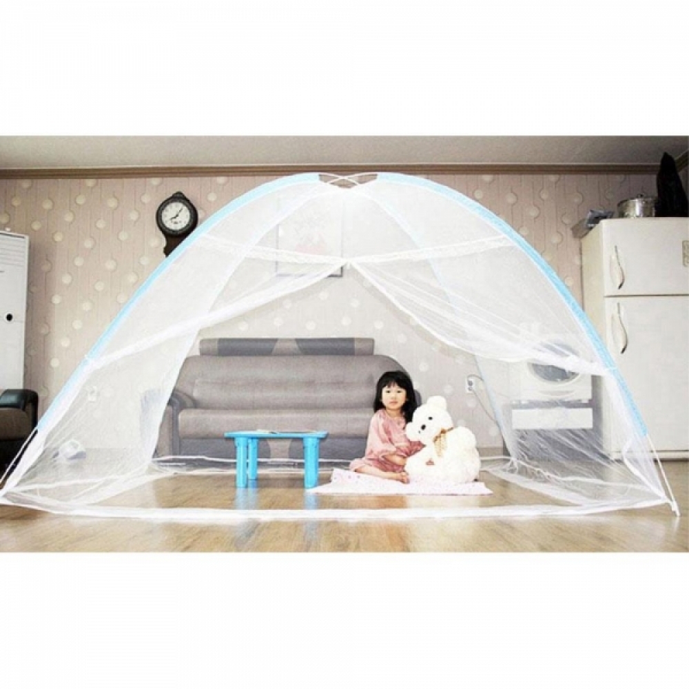 2-3인용 원터치 모기장 150x200cm 싱글침대모기장