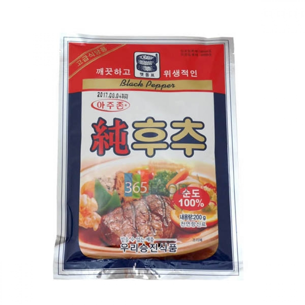우리승진식품 순후추 200g