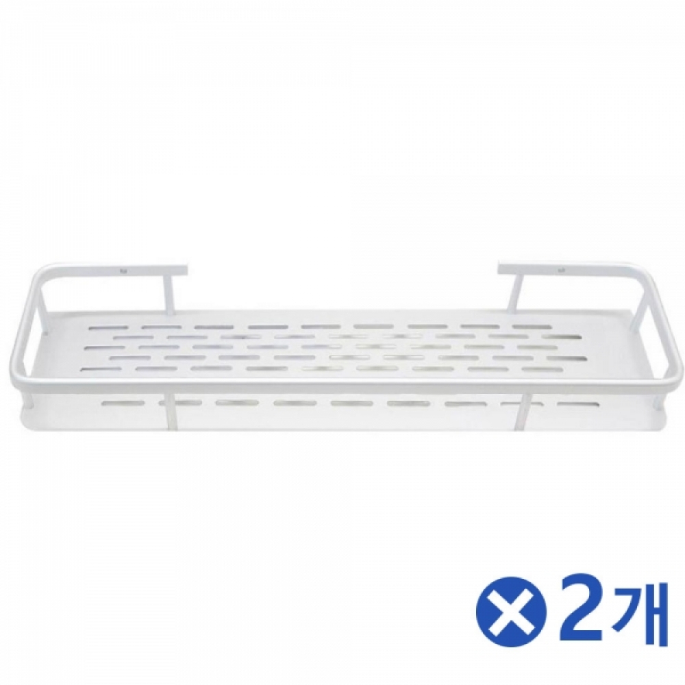 가벼운 알루미늄 욕실선반x2개 선반대 욕실선반달기