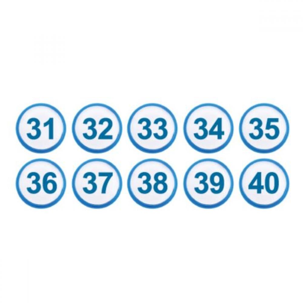 아이넘버 파랑31-40 1313 지름35 10개입