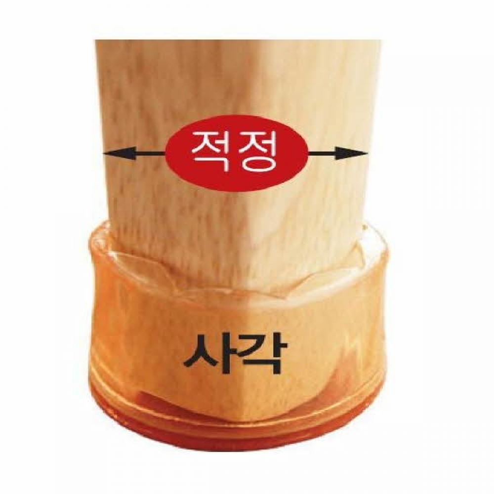 긁힘방지의자캡(사각 투명 중 0571 40X35X33 4개입)