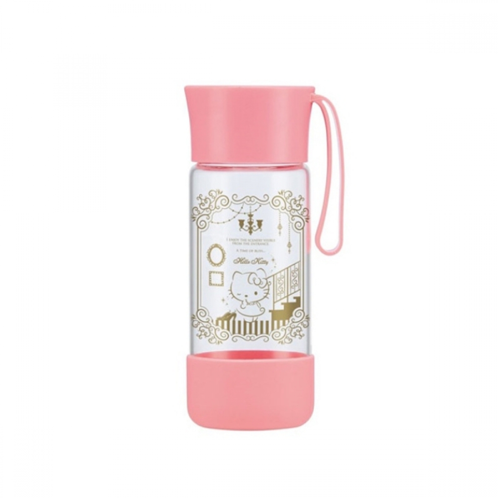 일본 헬로kiti 글라스 텀블러 400ml