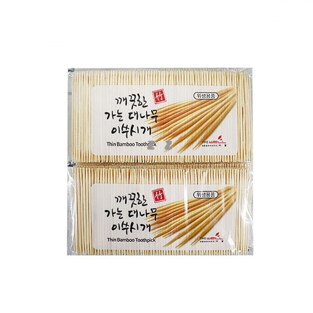 IS 깨끗한 가는 대나무 이쑤시개