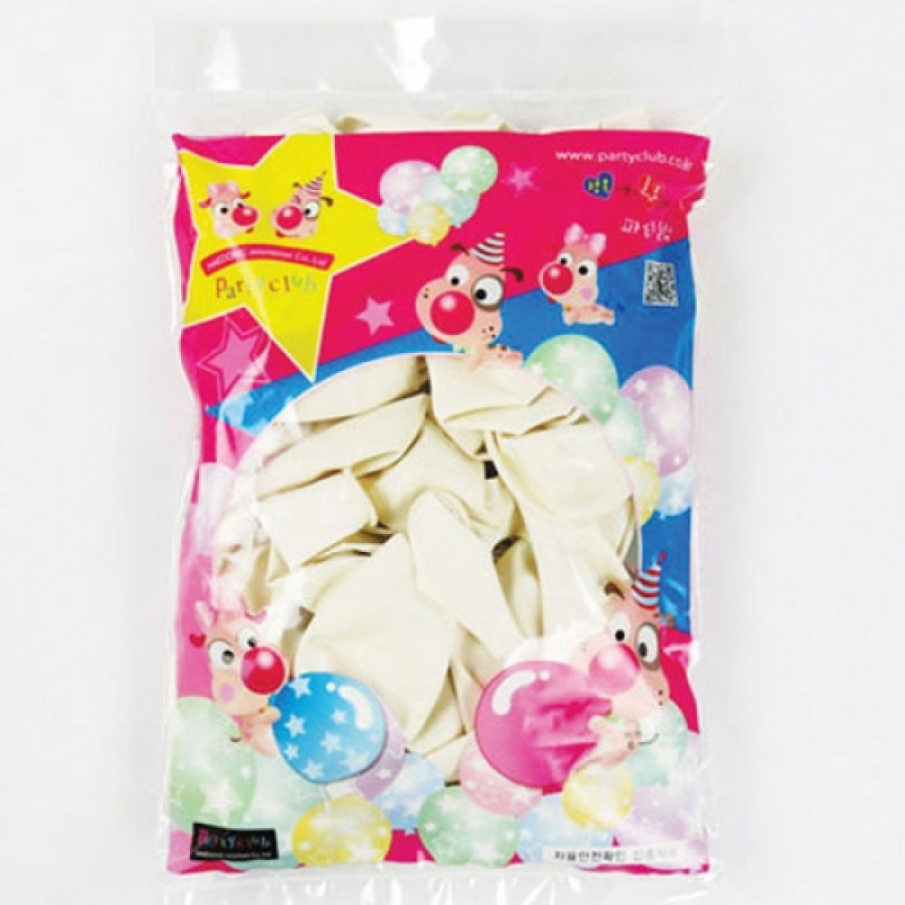 펄풍선(30Cm 화이트 50입)-팩(24개입)