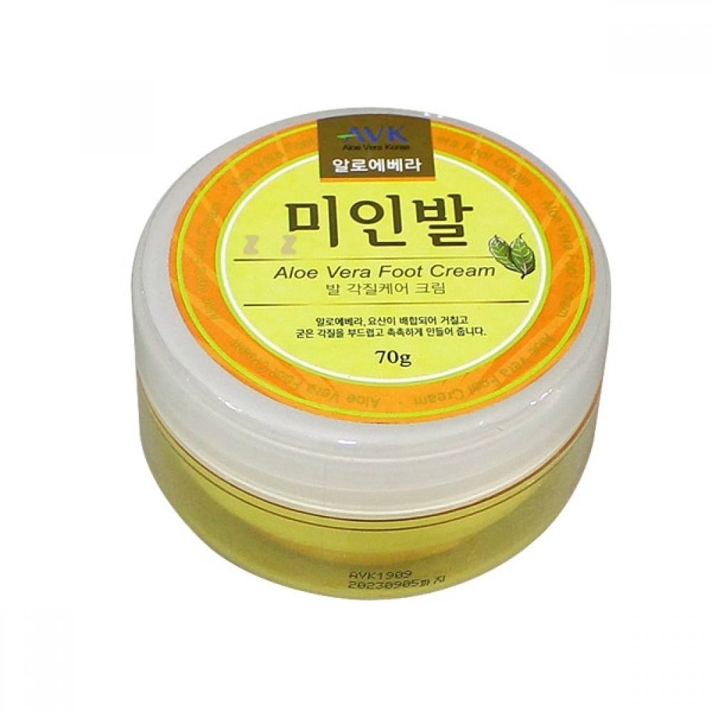 IS 알로에 미인발 발 각질케어 크림 70g