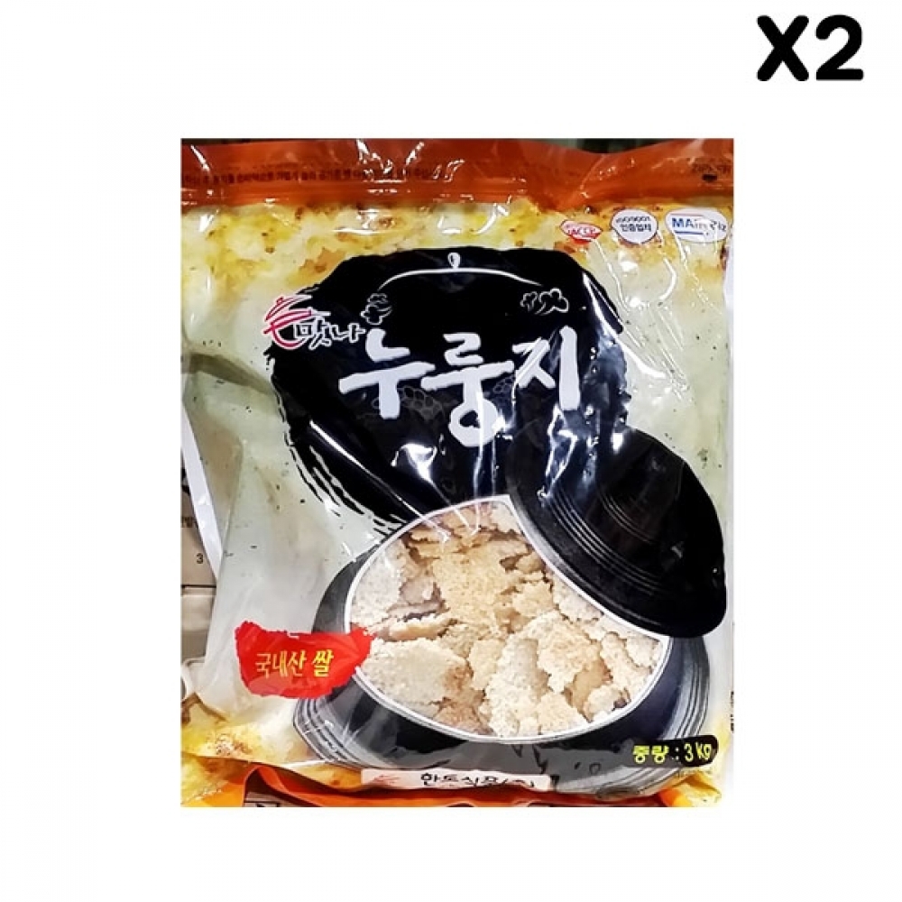FK 한도식품 누룽지 3Kg X2
