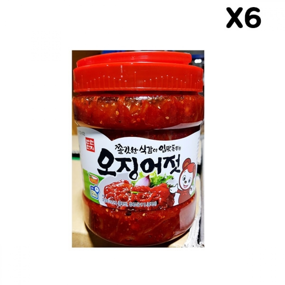 FK 반찬단지 오징어젓 2KX6