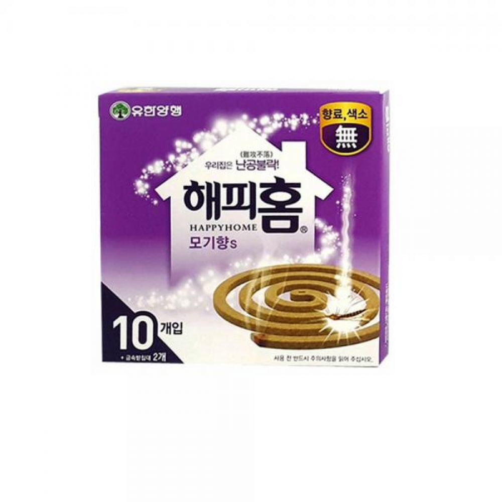 해피홈 벌레모기퇴치 모기향 10매입