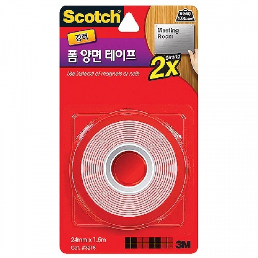 3M)폼양면테이프(3215 24mmx1.5m 강력)-갑(24개입)
