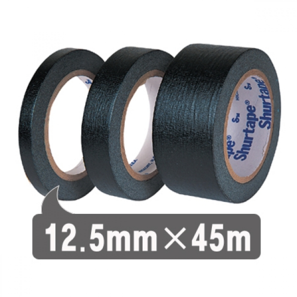 흑마스킹테이프(12mmx50yd(약45m) 2개입)-박스(50개입)