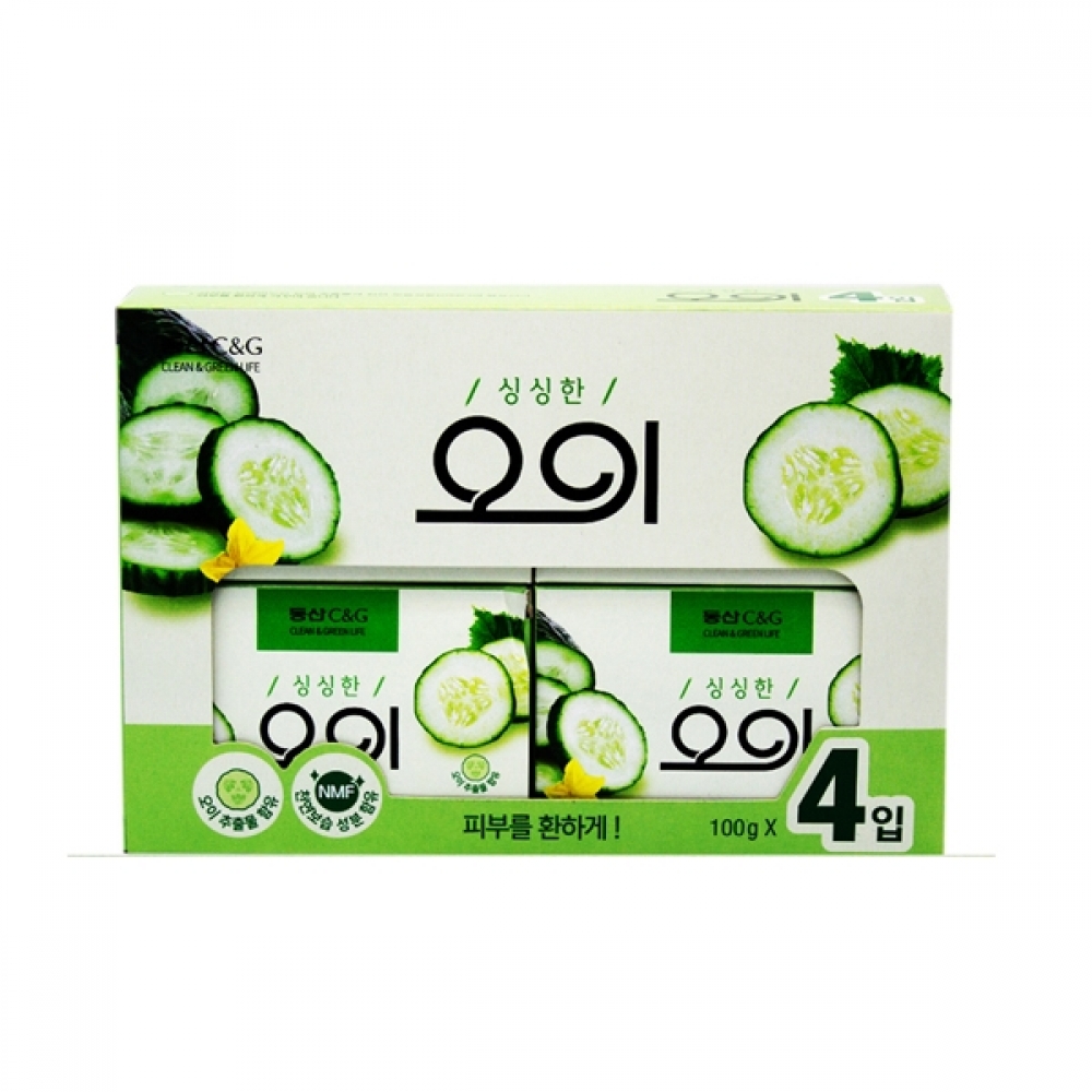 BTM 동산씨앤지 싱싱한 오이비누 90g x 4개입