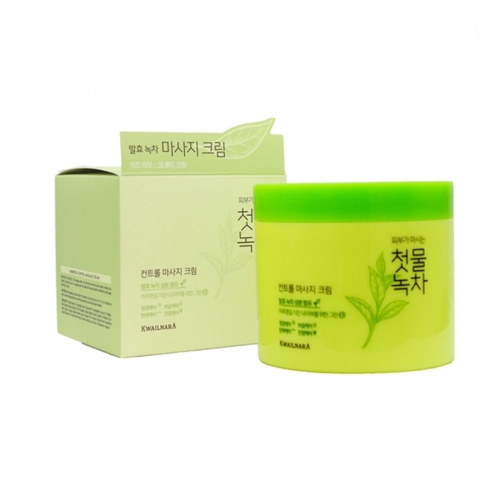 BTM 과일나라 첫물녹차 맛사지크림 300g