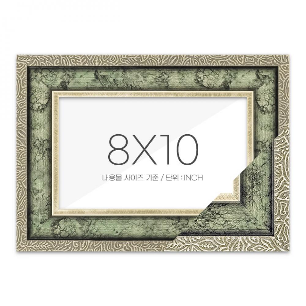 8x10 사진액자 (앤틱그린) 가족웨딩인테리어탁상