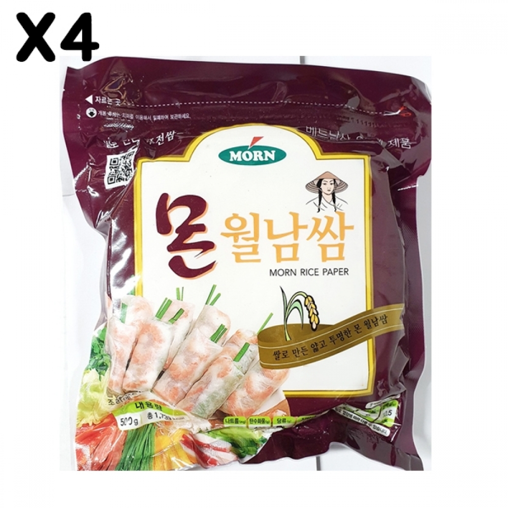 FK 원형 월남쌈(몬 16cmx500g)X4