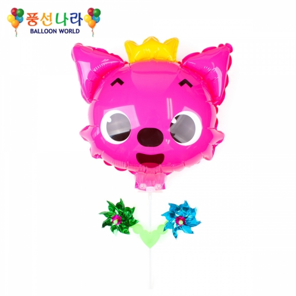 풍선나라 바람개비 풍선 핑크퐁