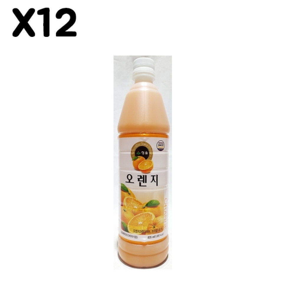 FK 오렌지원액(청솔 835ml)X12