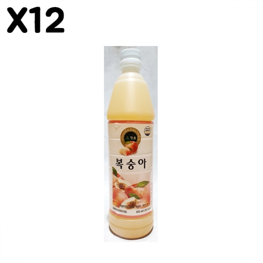 FK 복숭아원액(청솔 835ml)X12