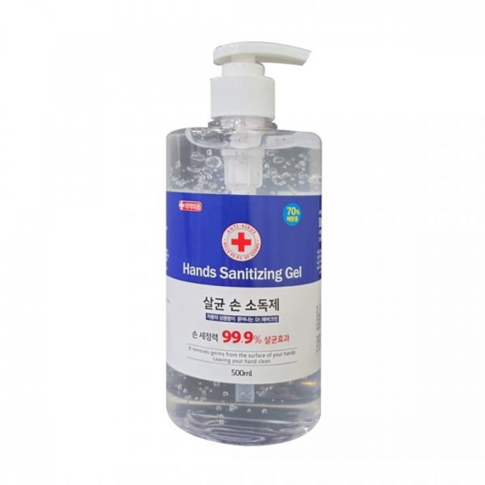 닥터 에버크린 살균 의약외품 손소독겔 500ml 에탄올 70% (겔타입)