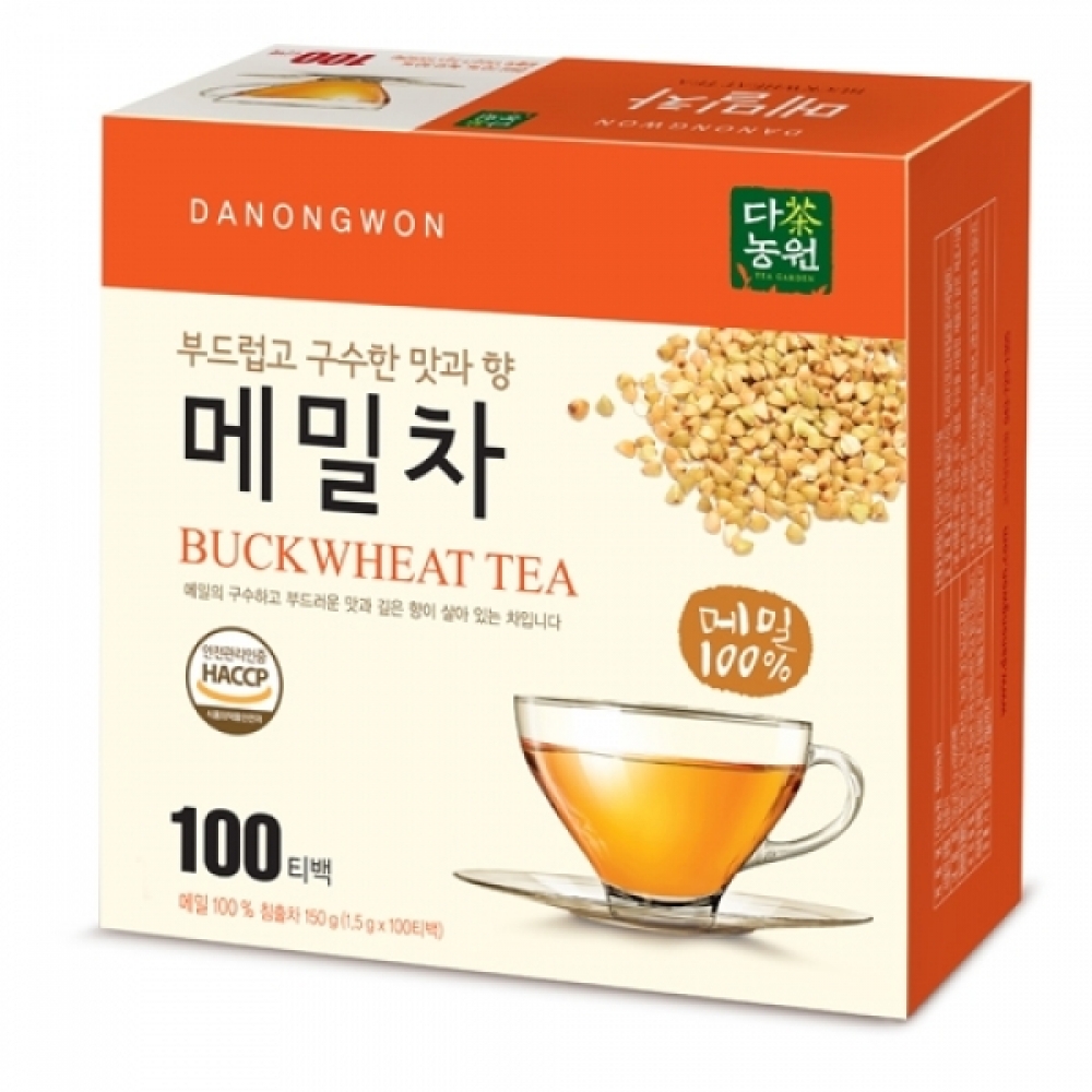 다농원)구수한메밀차 100T-박스(16개입)