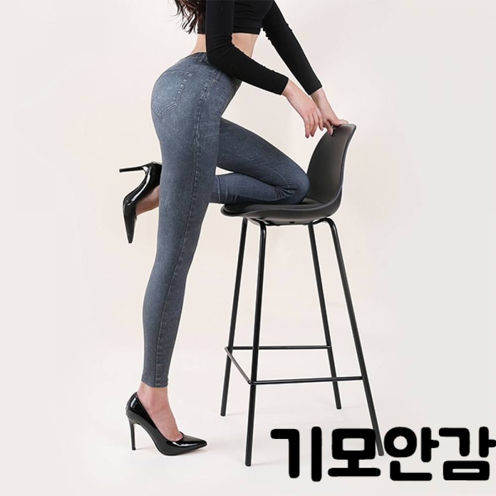 MC-SS551 제작기간소요 플레인워싱레깅스 기모안감