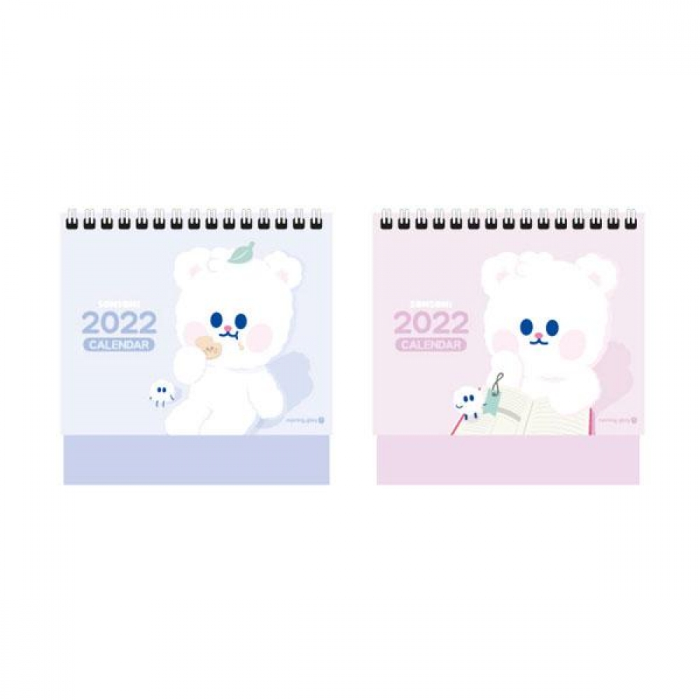 2022년 모닝글로리 디자인 스탠딩 캘린더 2개
