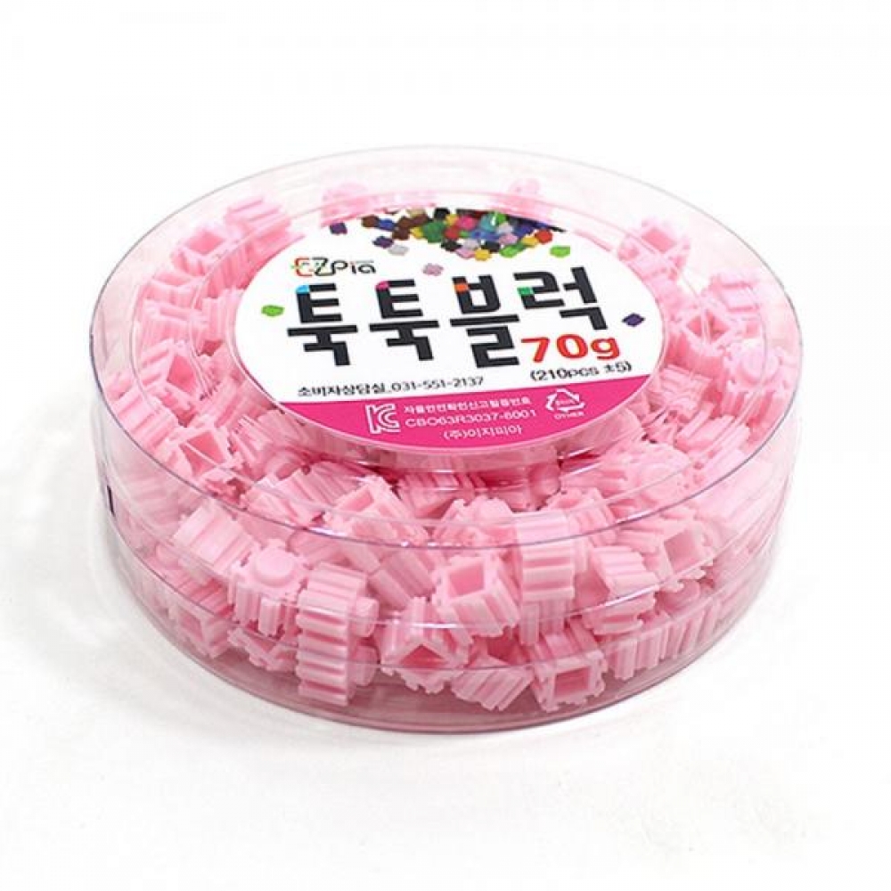 (DG) 이지툭툭블럭 70g-분홍