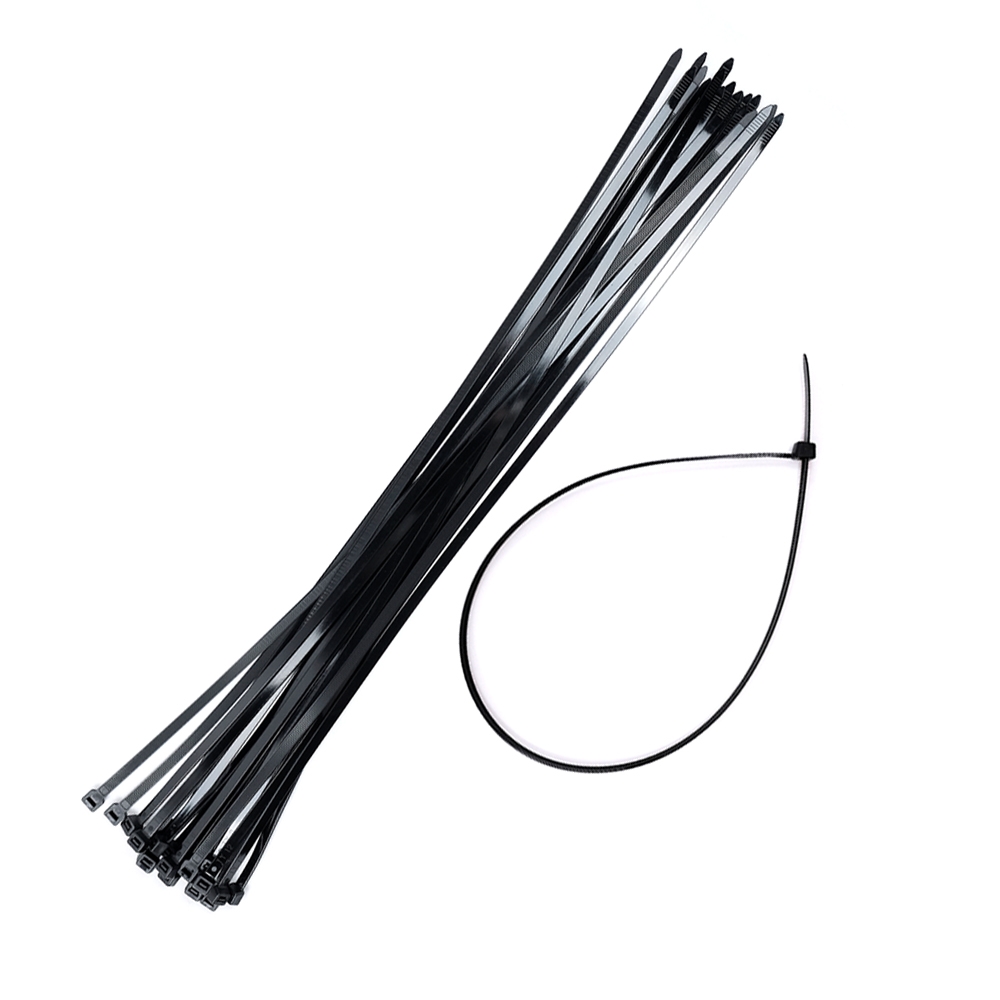 kimspp 케이블타이 8x600mm 블랙(벌크 20개) 케이블밴드 타이밴드 전선 배선정리