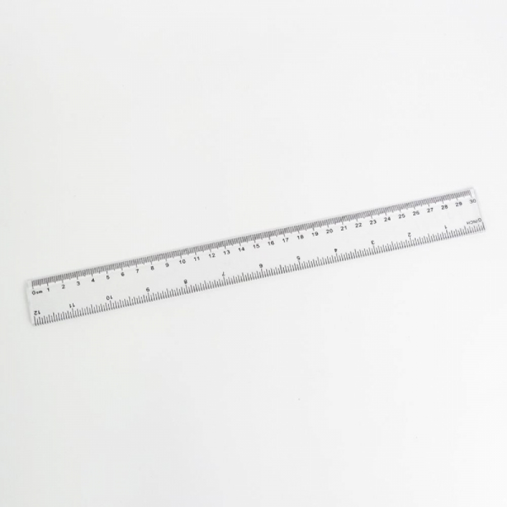 센티 가벼운 투명 플라스틱자 30cm 1개 투명자
